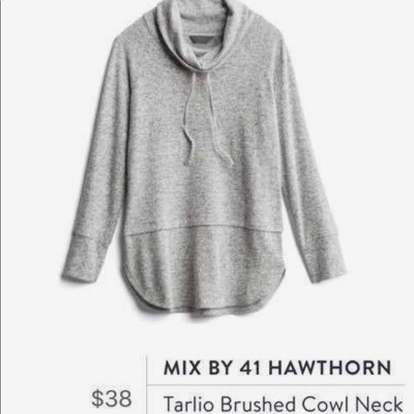 Mix by 41 hawthorn tarlio brushed cowl neck knit top Clearance